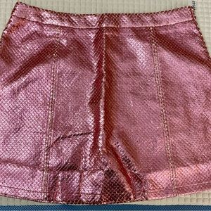 Queen of Sparkles metallic skort